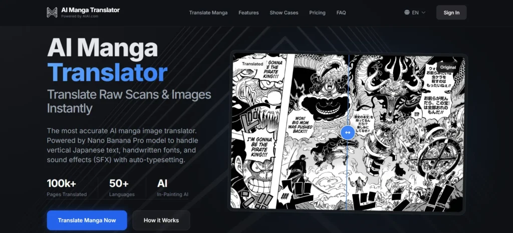 AI Manga Translator