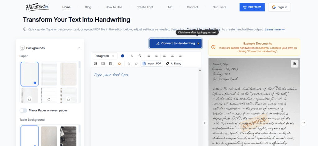 HandtextAI