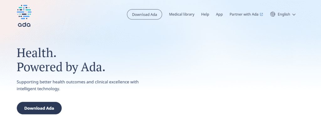 Ada Health AI: Used by healthcare
