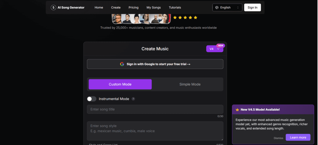 AI Song Generator
