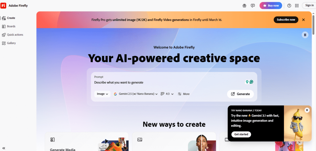 Adobe Firefly AI