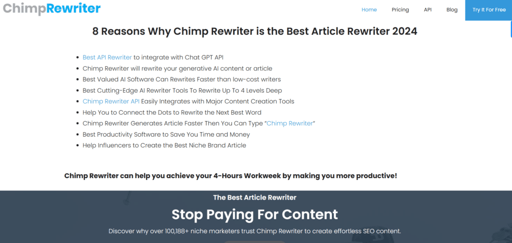 Chimp Rewriter