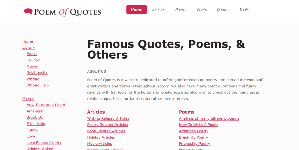 Poem Of Quotes