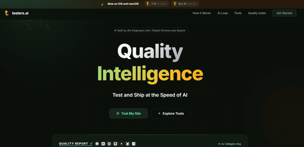 testers.ai AI QA Testing & Automation Platform