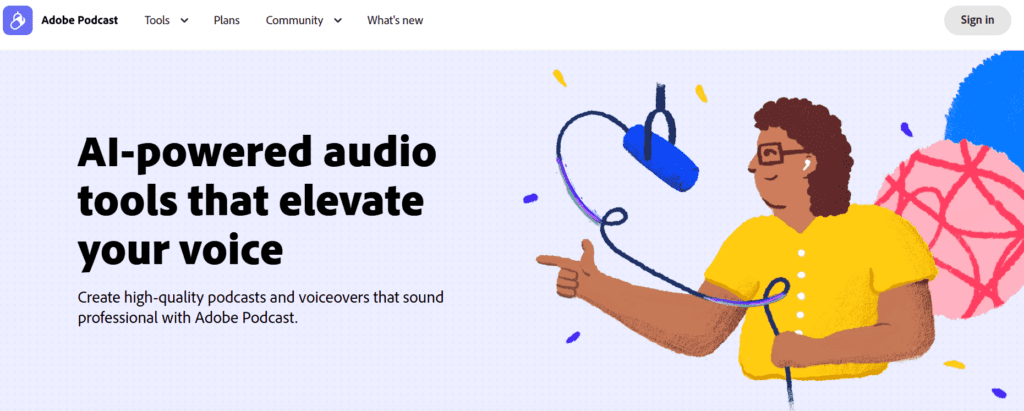 Adobe Podcast AI