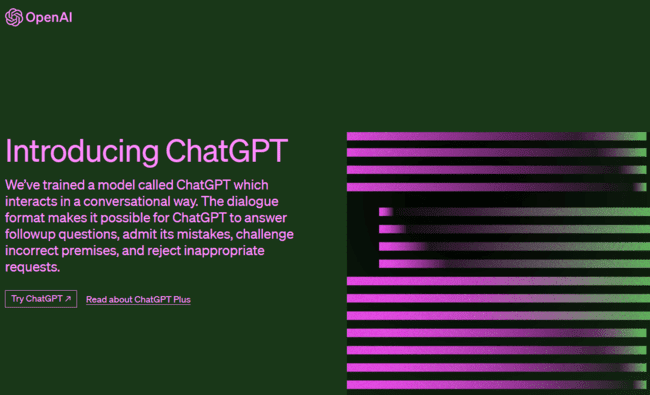 ChatGPT is your AI chatbot for everyday use.